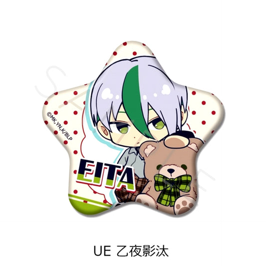 TV Anime Blue Lock Vol.12 Star-Shaped Can Badge UE (Eita Otoya) [NEW]