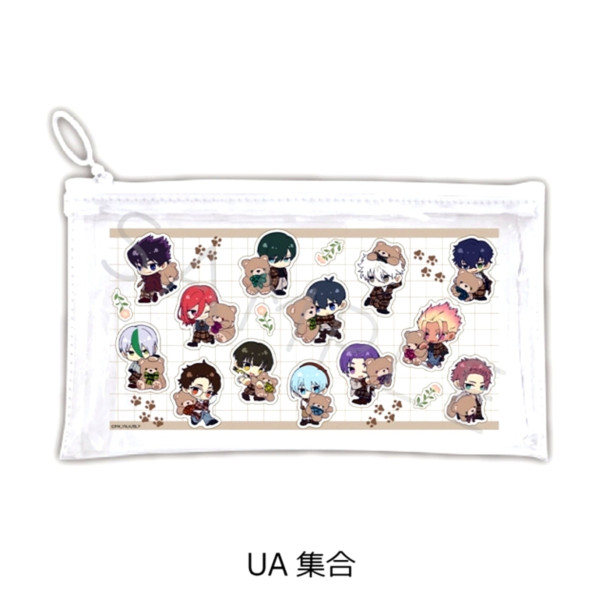 TV Anime Blue Lock Vol.12 Flat Clear Pouch UA (Group) [NEW]