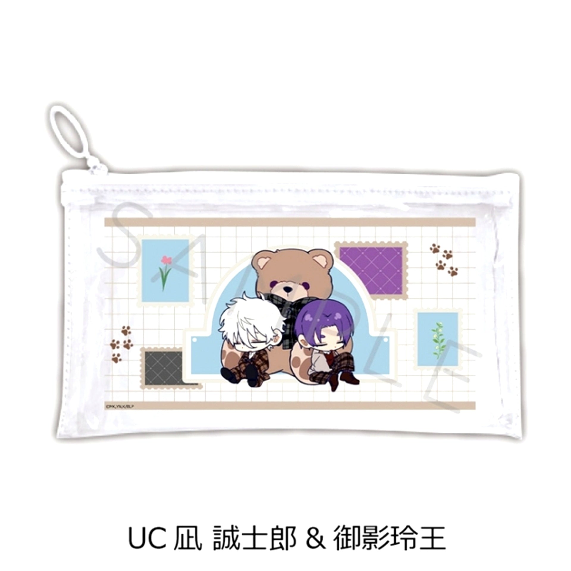 TV Anime Blue Lock Vol.12 Flat Clear Pouch UC (Seishiro Nagi & Reo Mikage) [NEW]