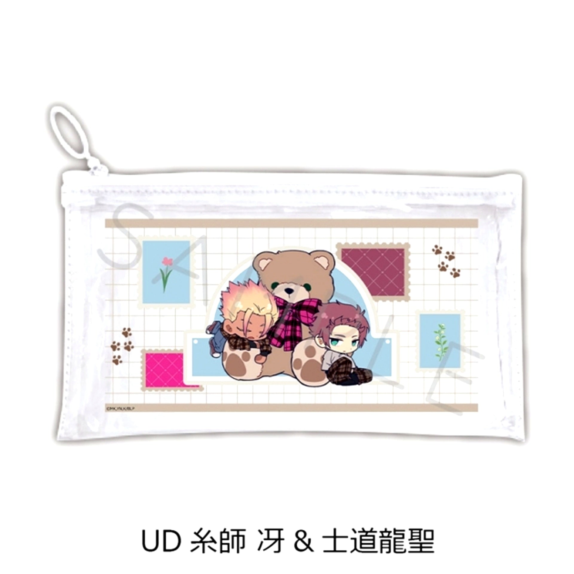 TV Anime Blue Lock Vol.12 Flat Clear Pouch UD (Sae Itoshi & Ryusei Shido) [NEW]