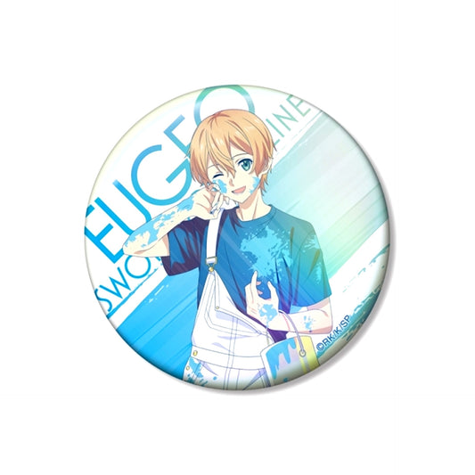 Sword Art Online Newly Drawn Eugeo Paint Style ver. Ani-Art clear label Vol.2 75mm Aurora Can Badge [NEW]