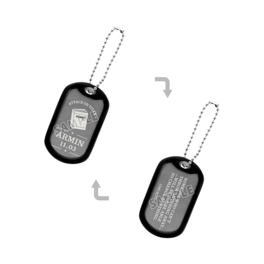 TV Anime Attack on Titan Armin Motif & Quote Dog Tag [NEW]