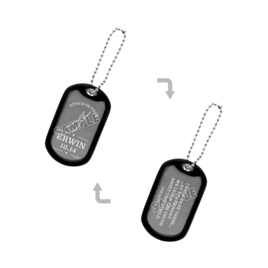 TV Anime Attack on Titan Erwin Motif & Quote Dog Tag [NEW]