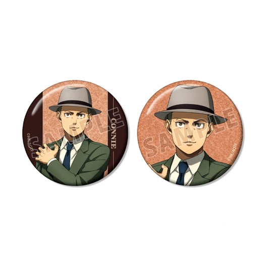 TV Anime Attack on Titan Connie Glitter Can Badge Set of 2 vol.2 [NEW]