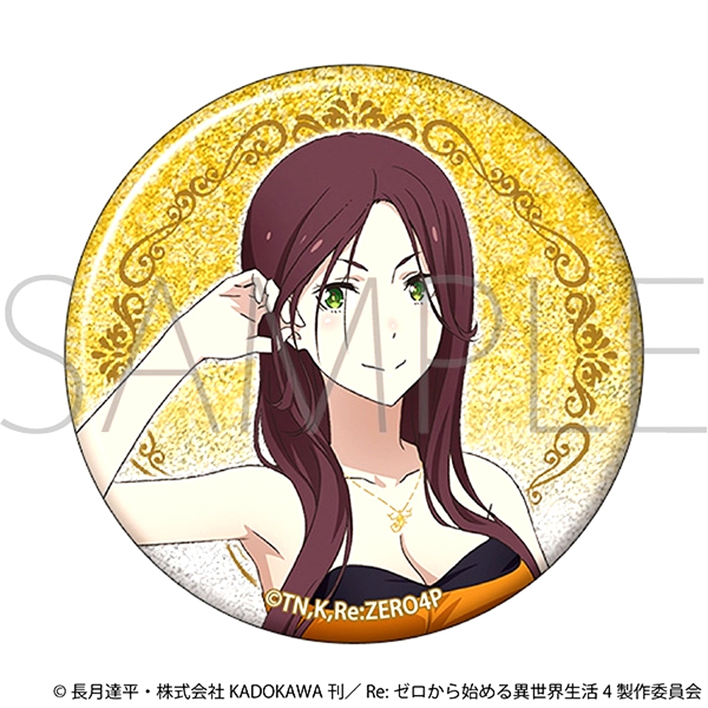 Re:ZERO -Starting Life in Another World- Glitter Can Badge / -Prom- Shaula [NEW]
