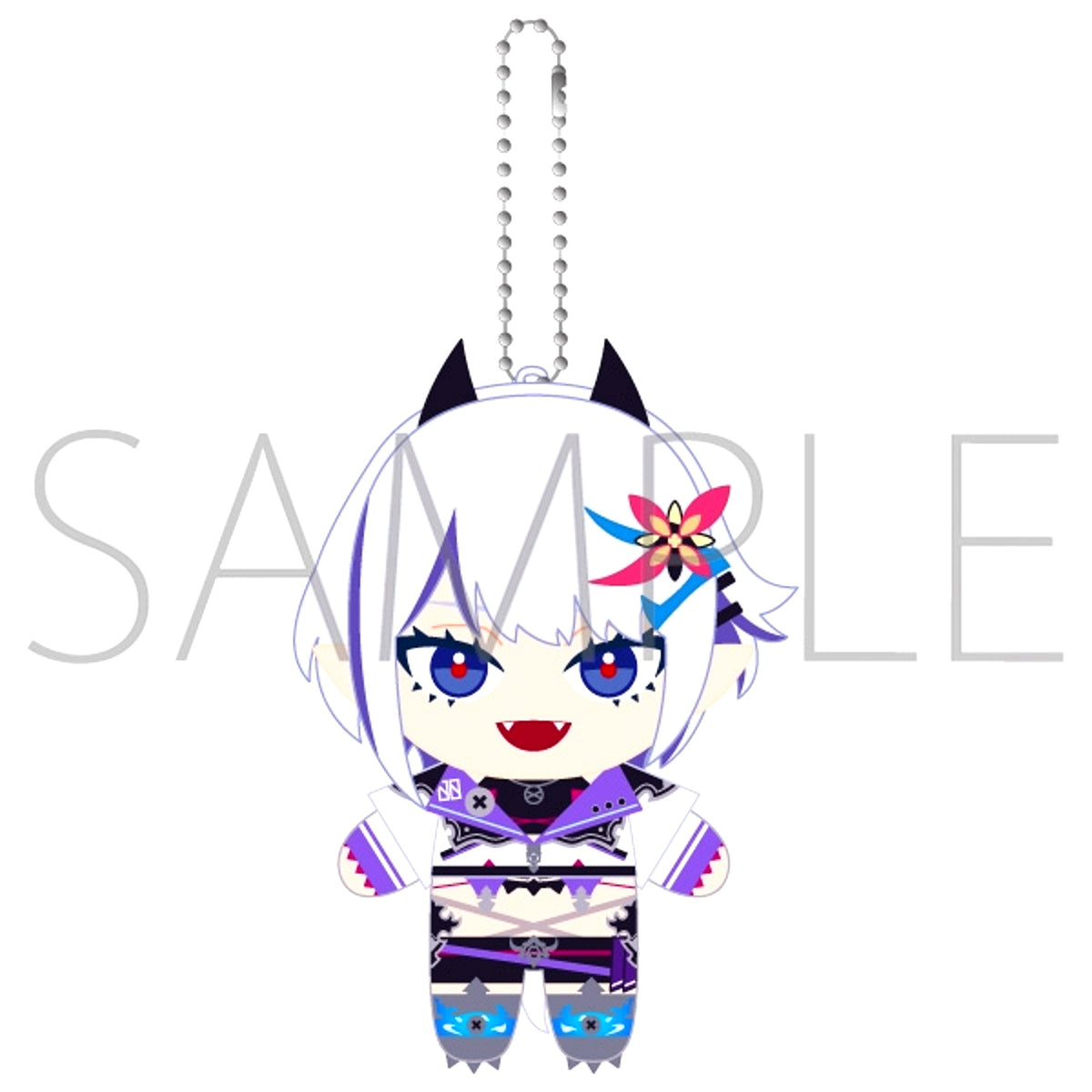 Virtual Youtuber Whale Taylor Plush Keychain Goods - Keychain [NEW]