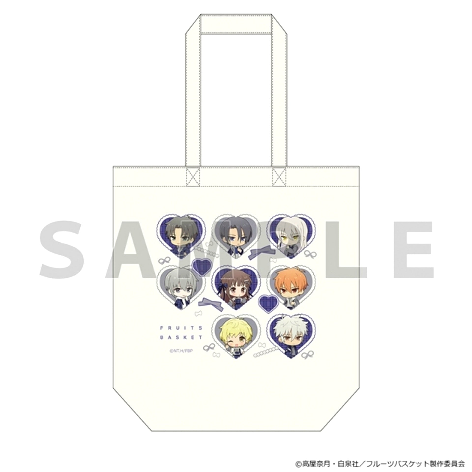 Fruits Basket Tote Bag (Check Coordinate) [NEW]