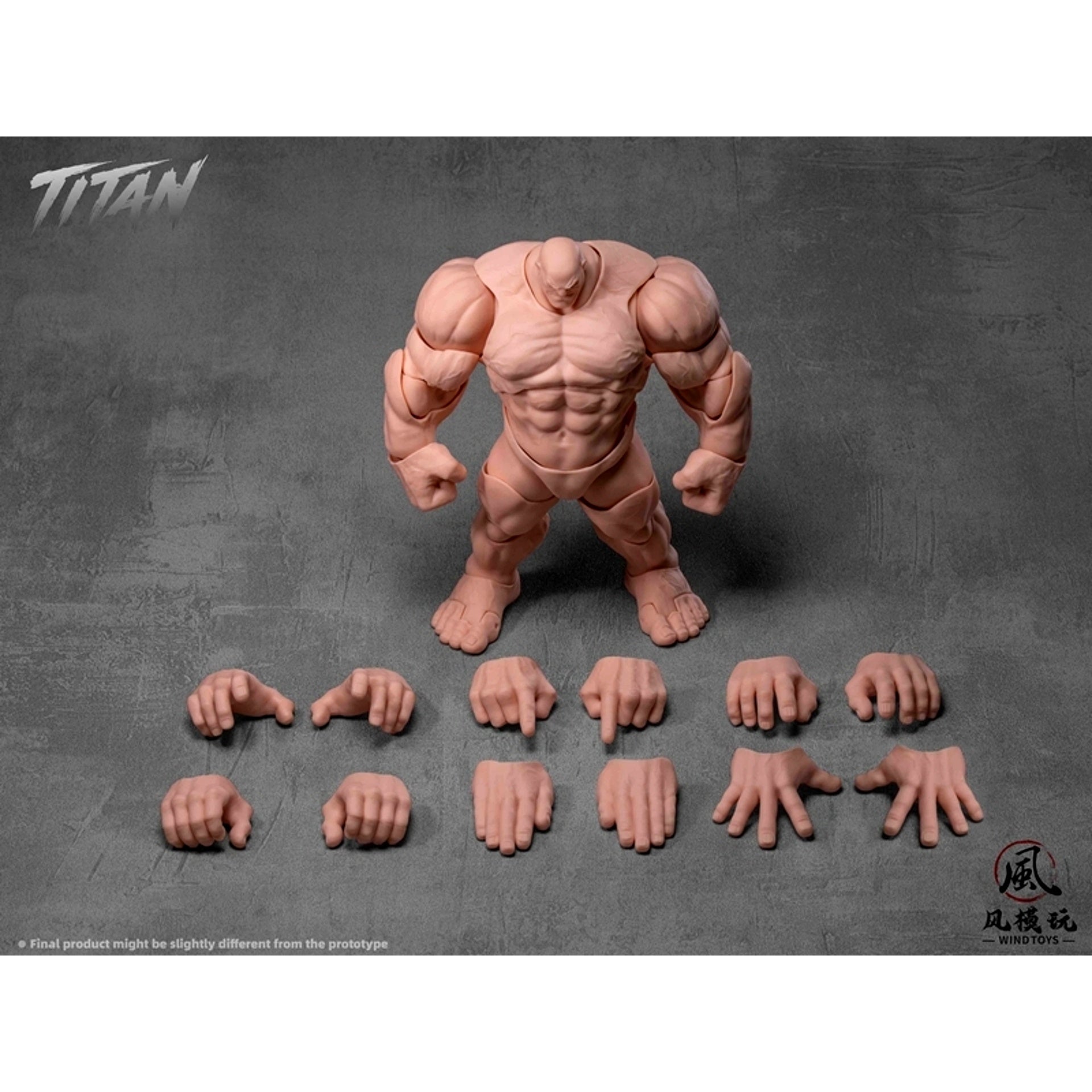 1/12 Scale Action Figure Body Titan FMW009 Normal [NEW]