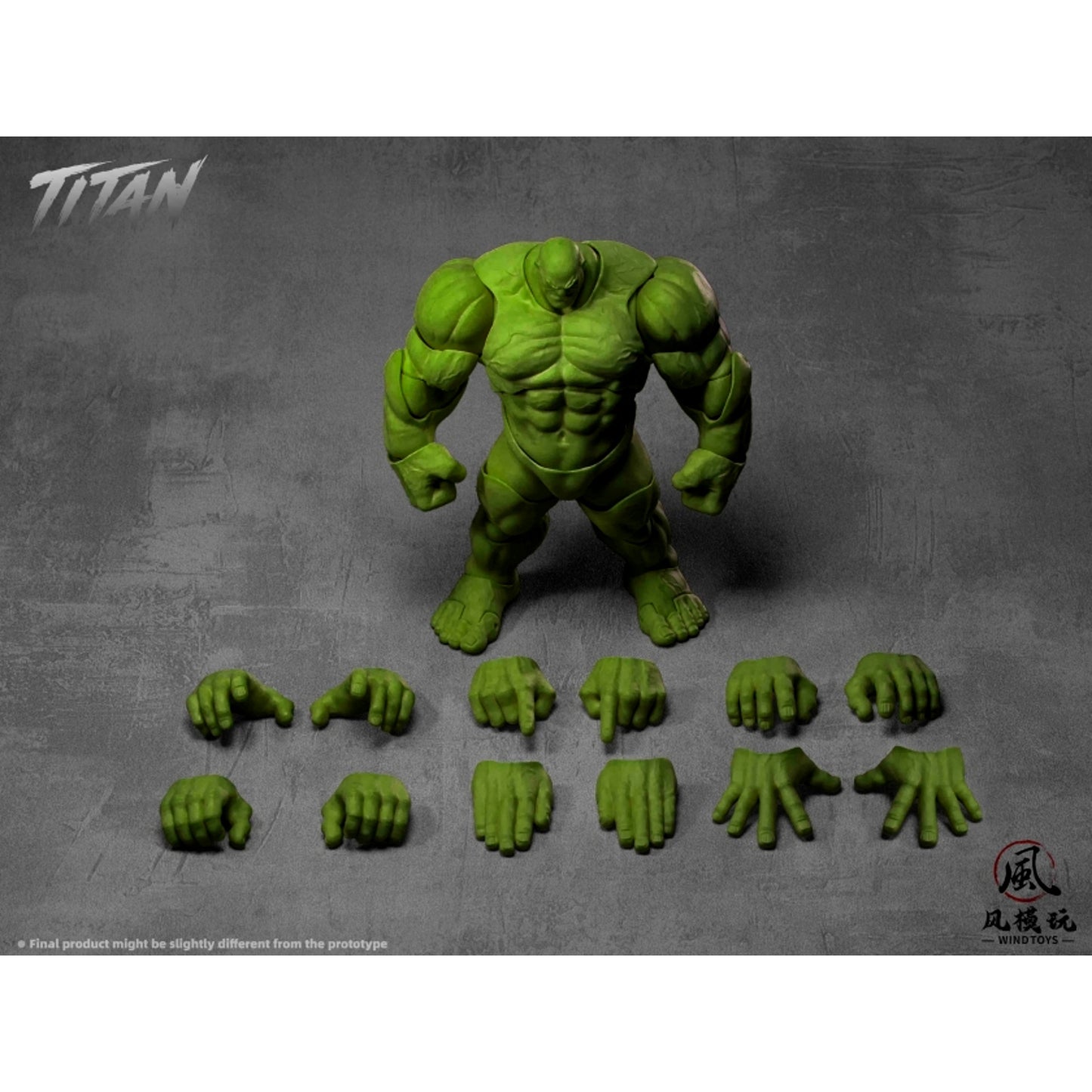 1/12 Scale Action Figure Body Titan FMW010 Green [NEW]