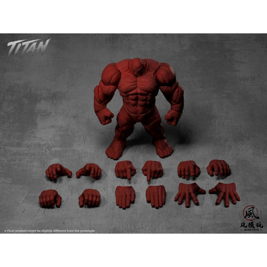 1/12 Scale Action Figure Base Body Titan FMW011 Red [NEW]