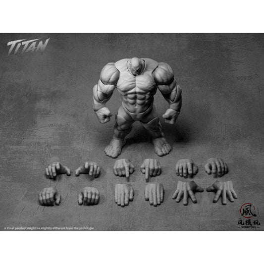 1/12 Scale Action Figure Base Body Titan FMW012 Gray [NEW]