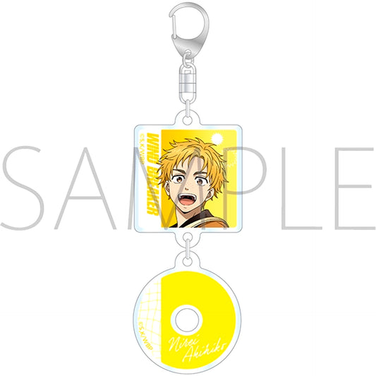 WIND BREAKER CD Jacket-Style Keychain / Nirei Akihiko [NEW]