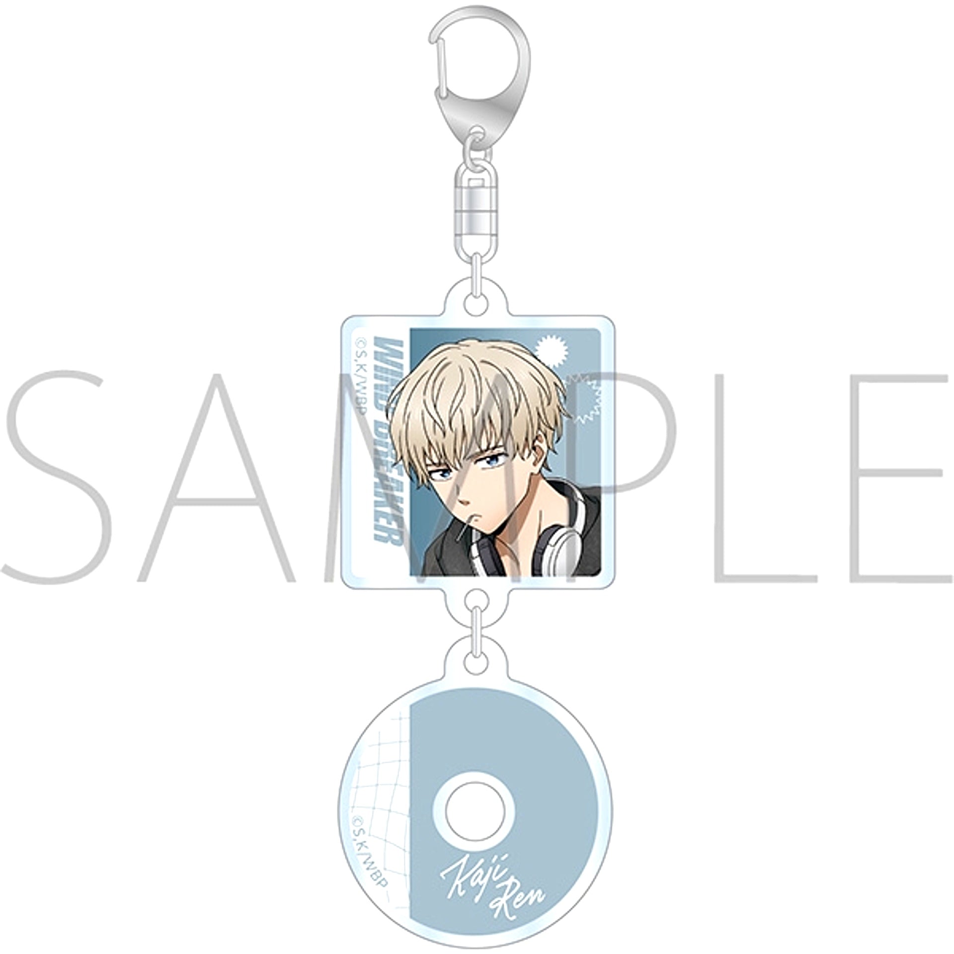WIND BREAKER CD Jacket-Style Keychain / Kaji Ren [NEW]