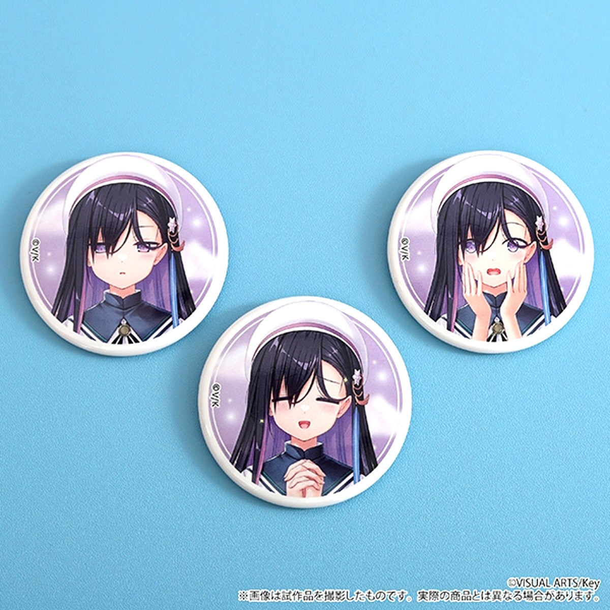 anemoi 3-Expression Can Badge Set / Rikka Hayakawa [NEW]