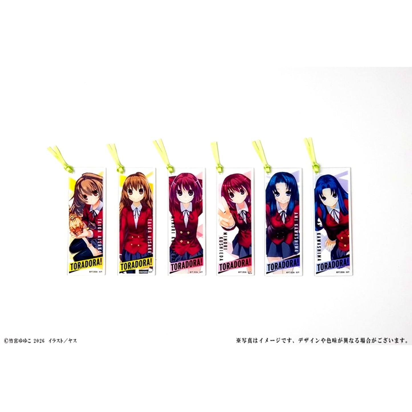 Toradora! 20th Anniversary Trading Acrylic Bookmark Keychain [NEW]