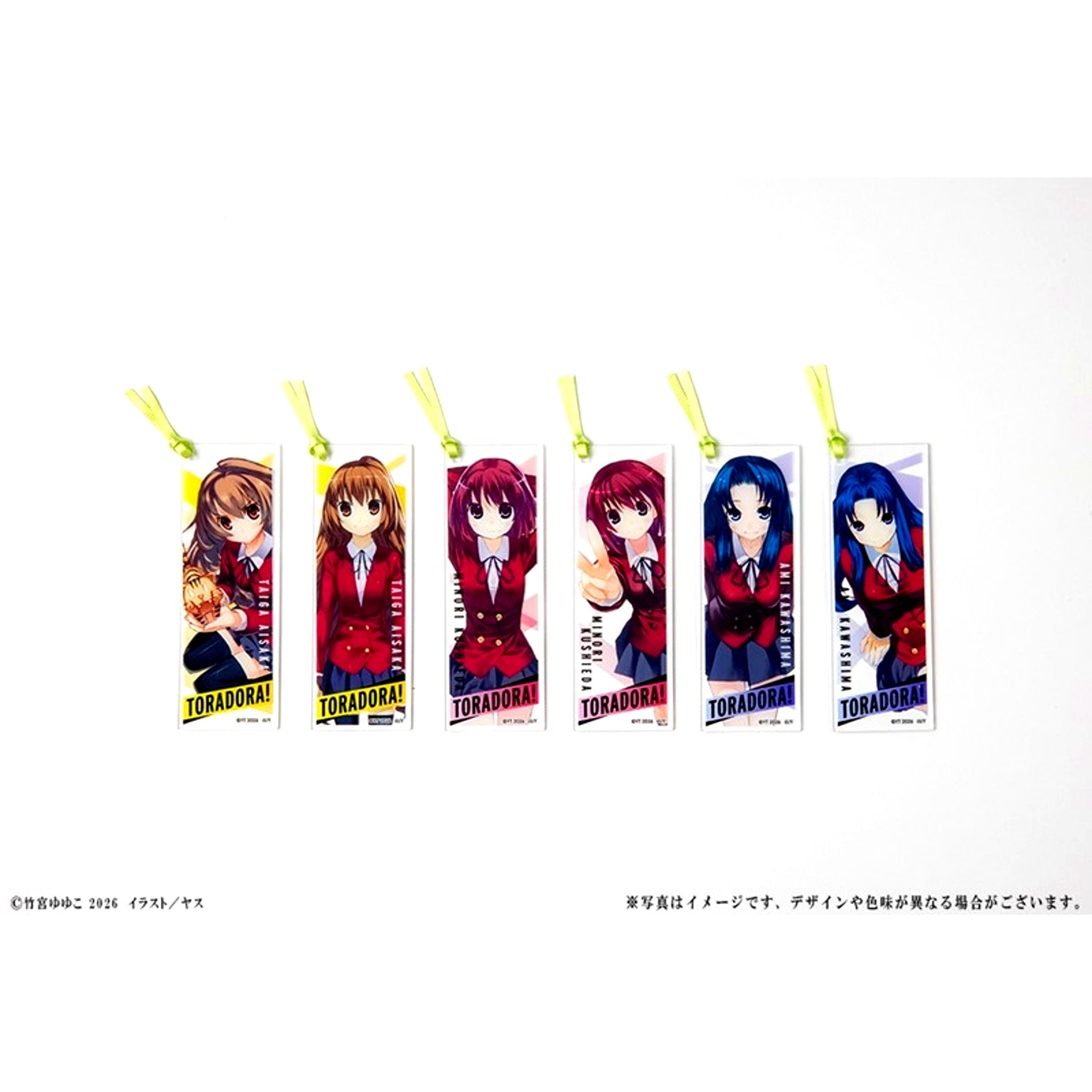 Toradora! 20th Anniversary Trading Acrylic Bookmark Keychain [NEW]