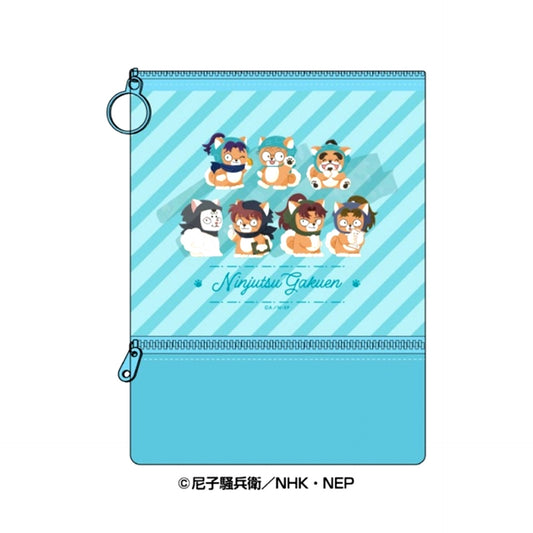Nintama Rantaro Animal Fourze Clear Pouch (1) First-Years & School Staff [NEW]