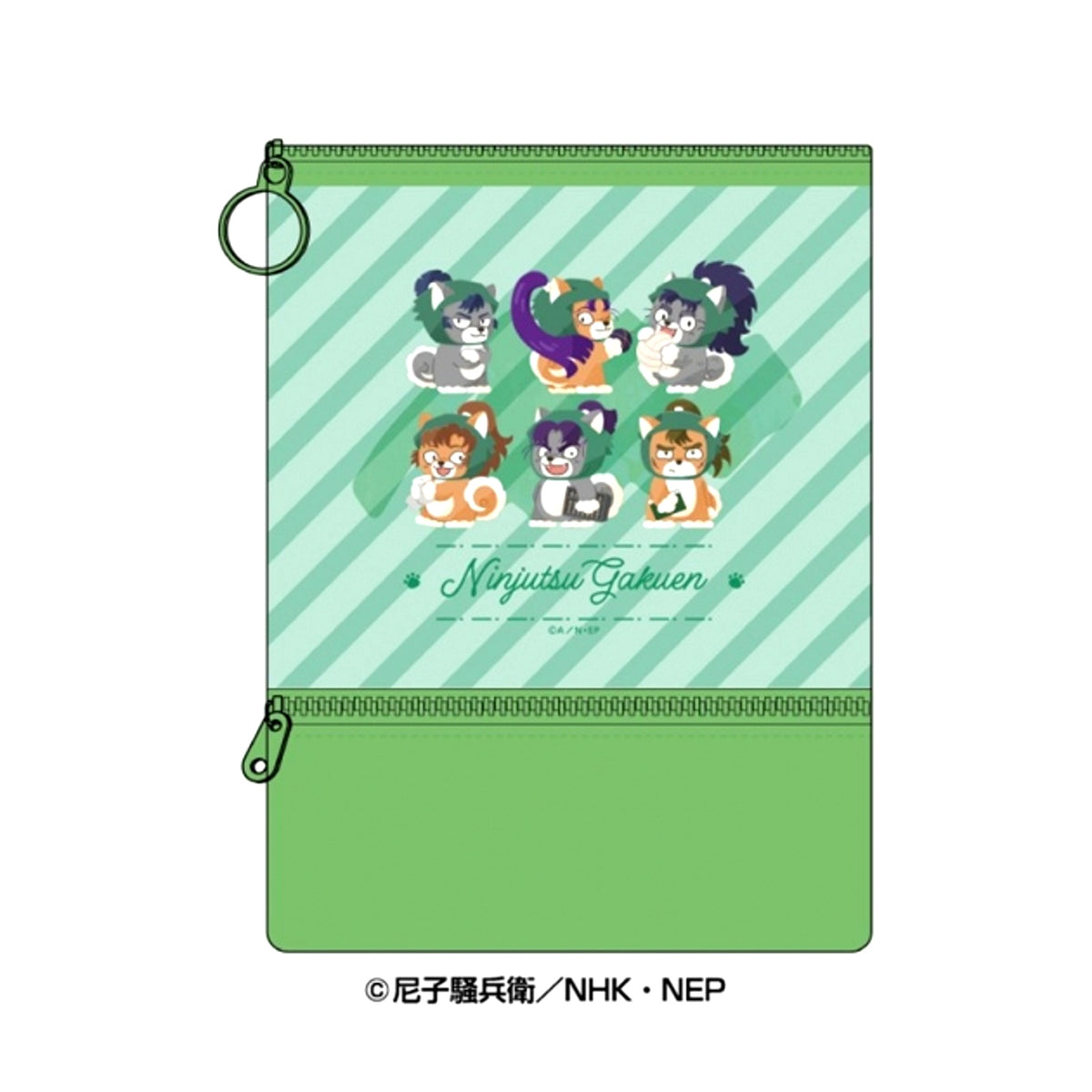 Nintama Rantaro Animal Fourze Clear Pouch 2 6th Grade Goods - Pouch [NEW]