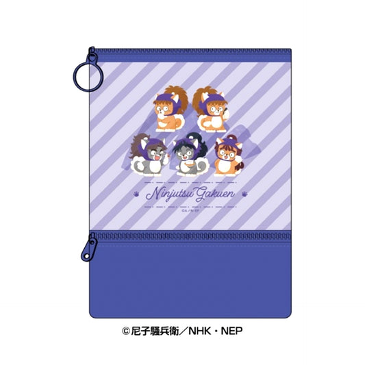 Nintama Rantaro Animal Fourze Clear Pouch 3 5th Grade Goods - Pouch [NEW]