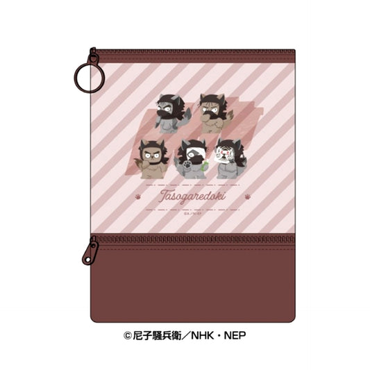 Nintama Rantaro Animal Fourze Clear Pouch (5) Tasogaredoki [NEW]
