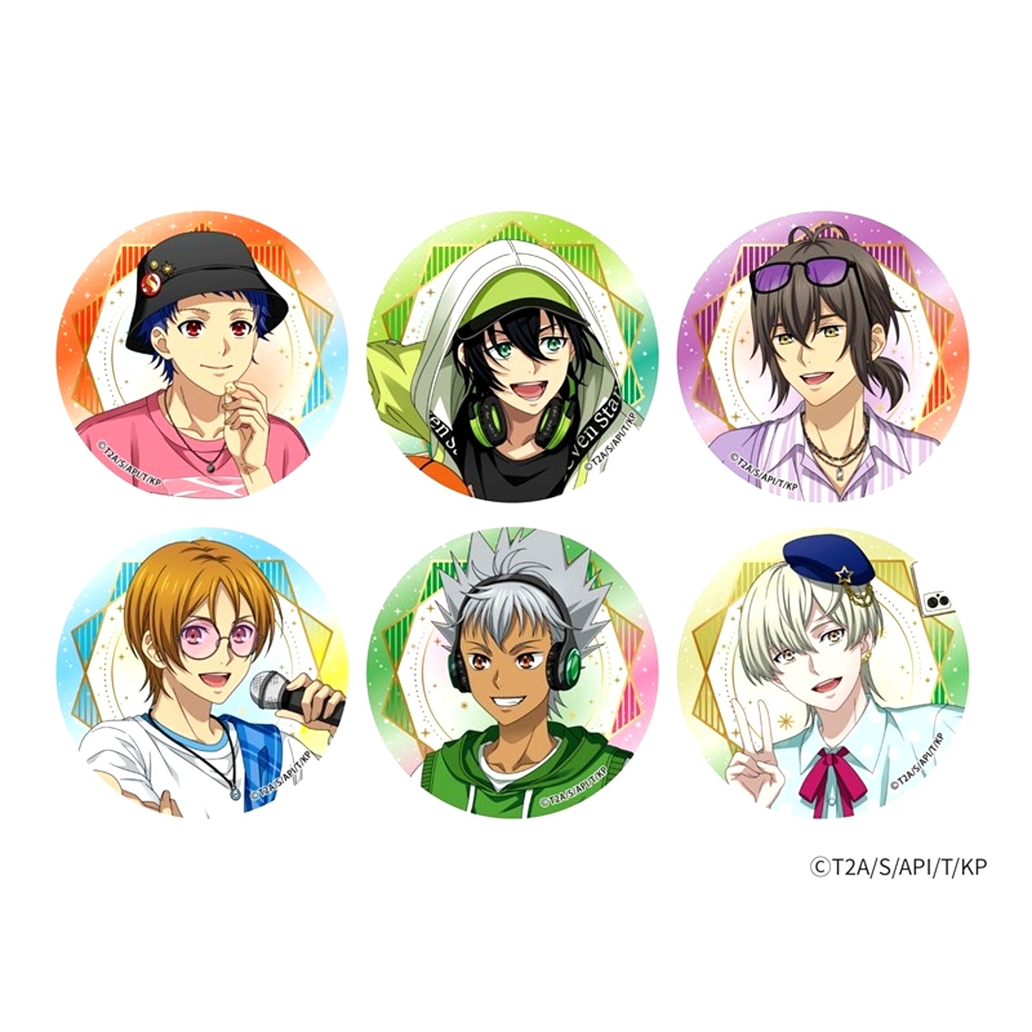 KING OF PRISMx Round 1 Random Button (Default Style Illustration ver.) Goods - Badge [NEW]