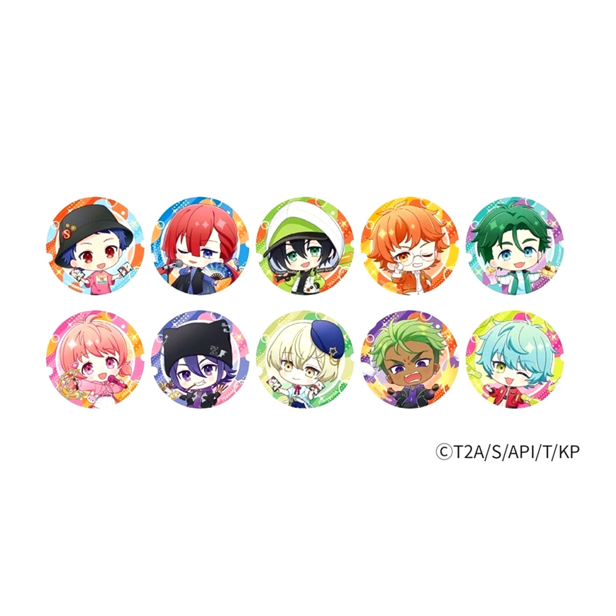 KING OF PRISMx Round 1 Random Button (Mini Character ver.) Goods - Badge [NEW]