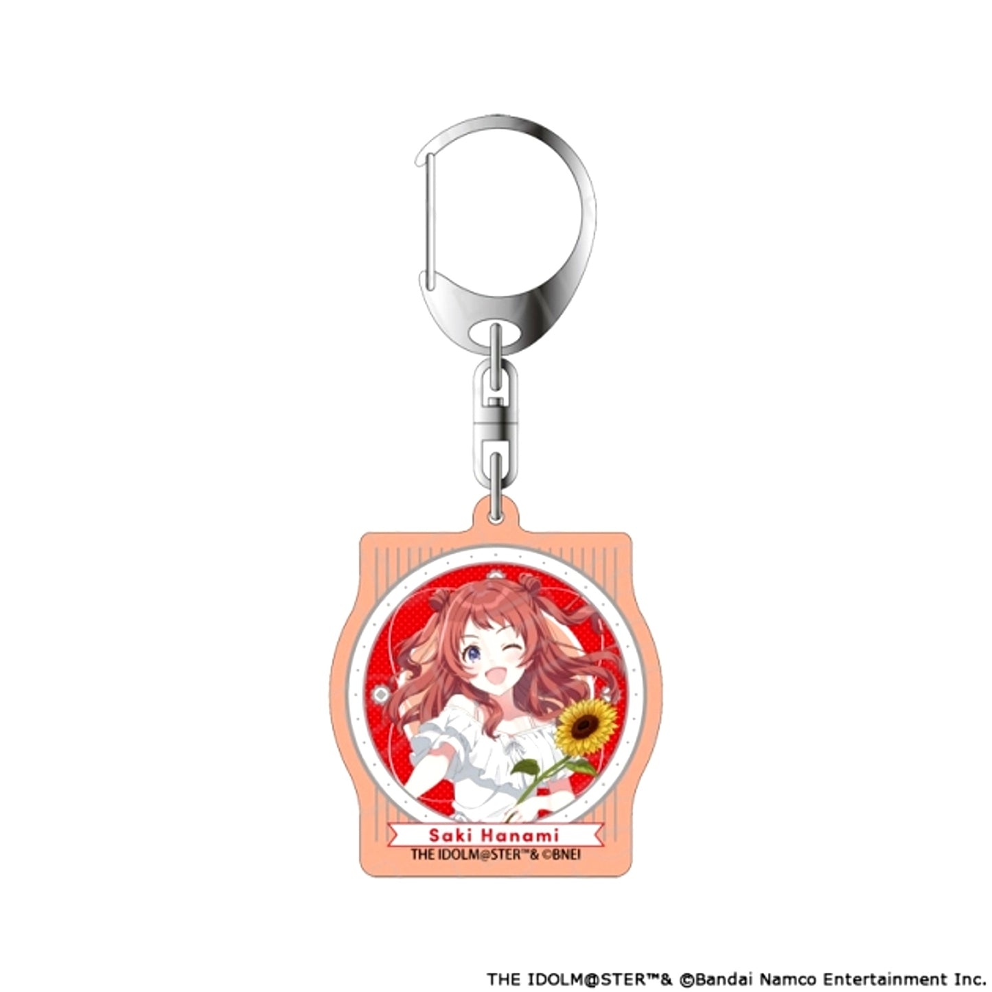 Gakuen Idolmaster Aurora Acrylic Keychain Saki Hanami sunflower ver. Goods - Keychain [NEW]