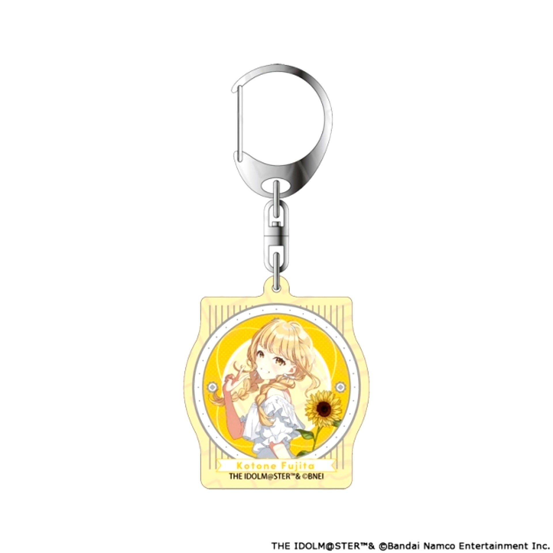 Gakuen Idolmaster Aurora Acrylic Keychain Kotone Fujita sunflower ver. Goods - Keychain [NEW]