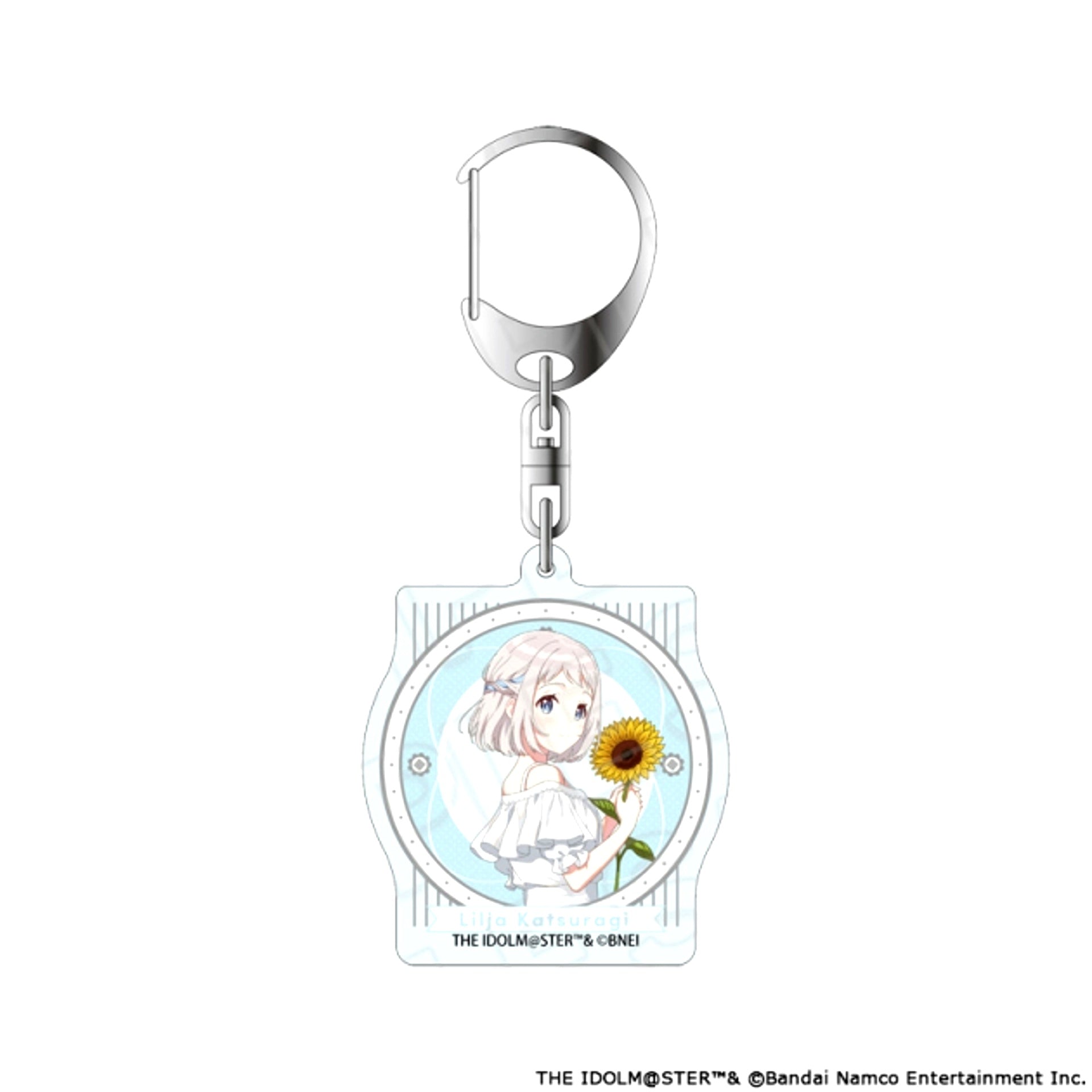 Gakuen Idolmaster Aurora Acrylic Keychain Lilja Katsuragi sunflower ver. Goods - Keychain [NEW]