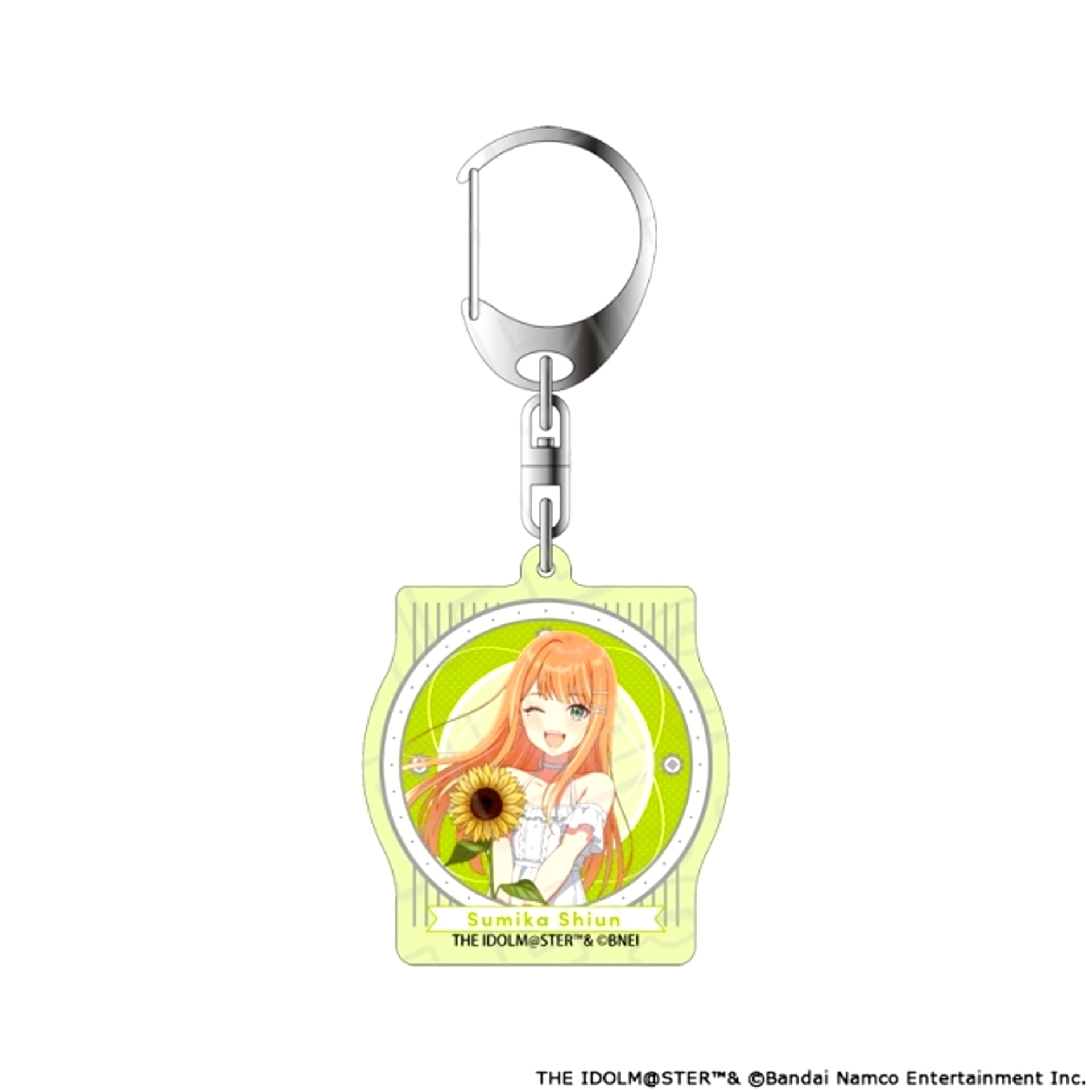 Gakuen Idolmaster Aurora Acrylic Keychain Sumika Shiun sunflower ver. Goods - Keychain [NEW]