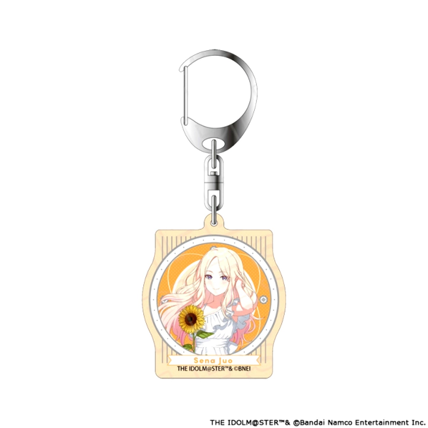 Gakuen Idolmaster Aurora Acrylic Keychain Sena Juo sunflower ver. Goods - Keychain [NEW]