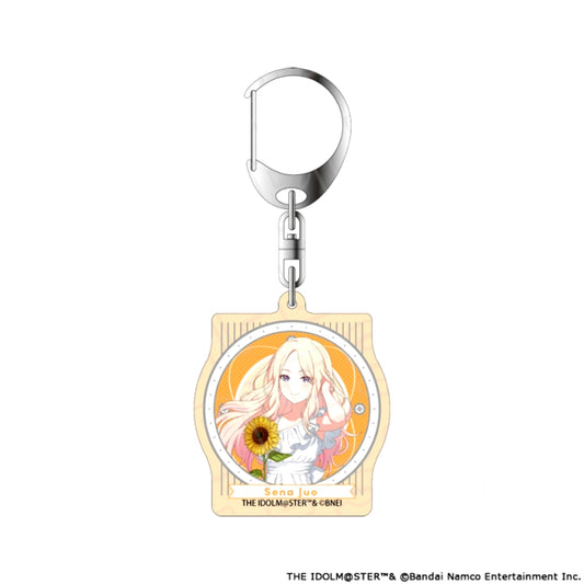 Gakuen Idolmaster Aurora Acrylic Keychain Sena Juo sunflower ver. Goods - Keychain [NEW]