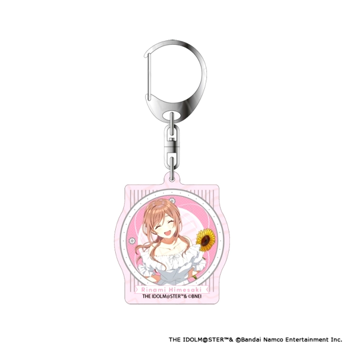 Gakuen Idolmaster Aurora Acrylic Keychain Rinami Himesaki sunflower ver. Goods - Keychain [NEW]