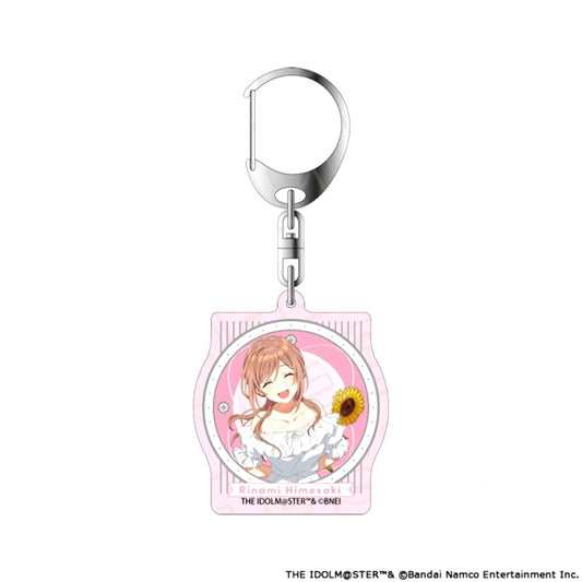 Gakuen Idolmaster Aurora Acrylic Keychain Rinami Himesaki sunflower ver. Goods - Keychain [NEW]