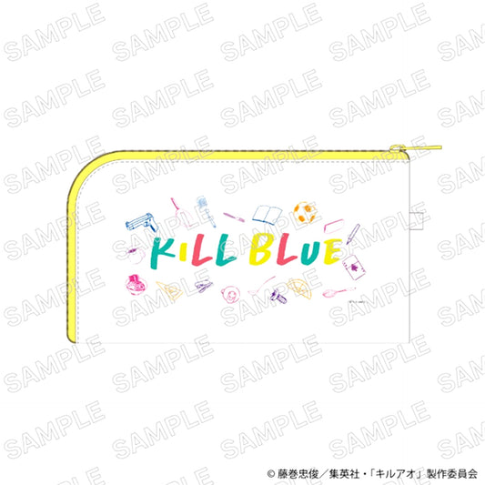 Kill Blue Mesh Pocket Clear Pouch (School Life) Goods - Pouch AN2611 animate Advance Sale [NEW]