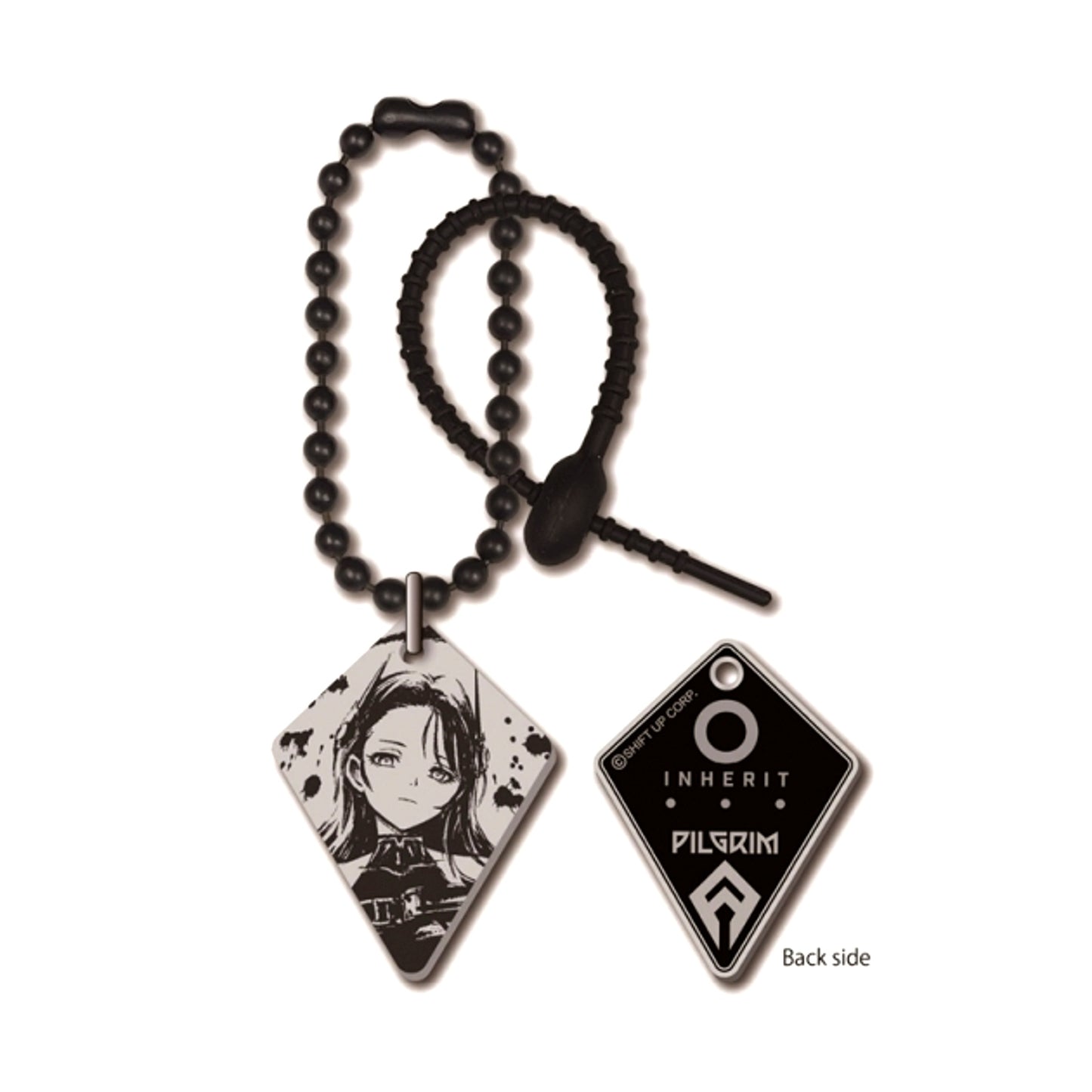 GODDESS OF VICTORY: NIKKE Ink Painting Metal Back Charm Isabel [NEW]
