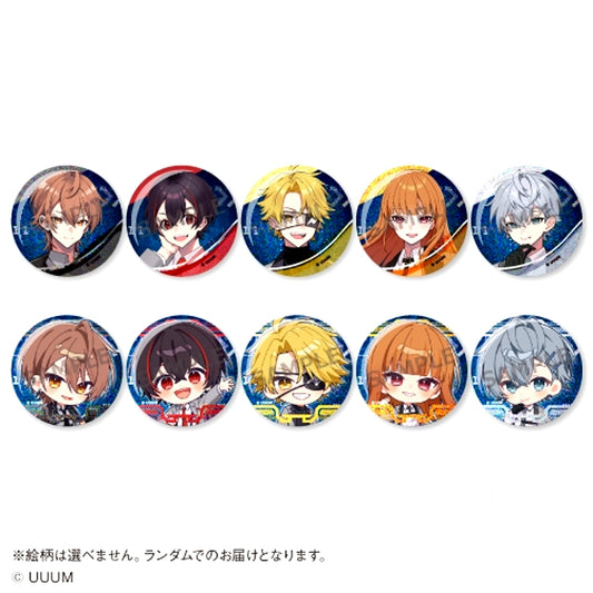 Colorful Peach Random Glitter Button < All 10 Types Random > Goods - Badge Karaoke no Tetsujin Collaboration [NEW]