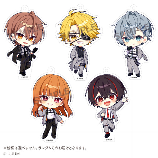Colorful Peach Random Acrylic Keychain < All 5 Types Random > Goods - Keychain Karaoke no Tetsujin Collaboration [NEW]
