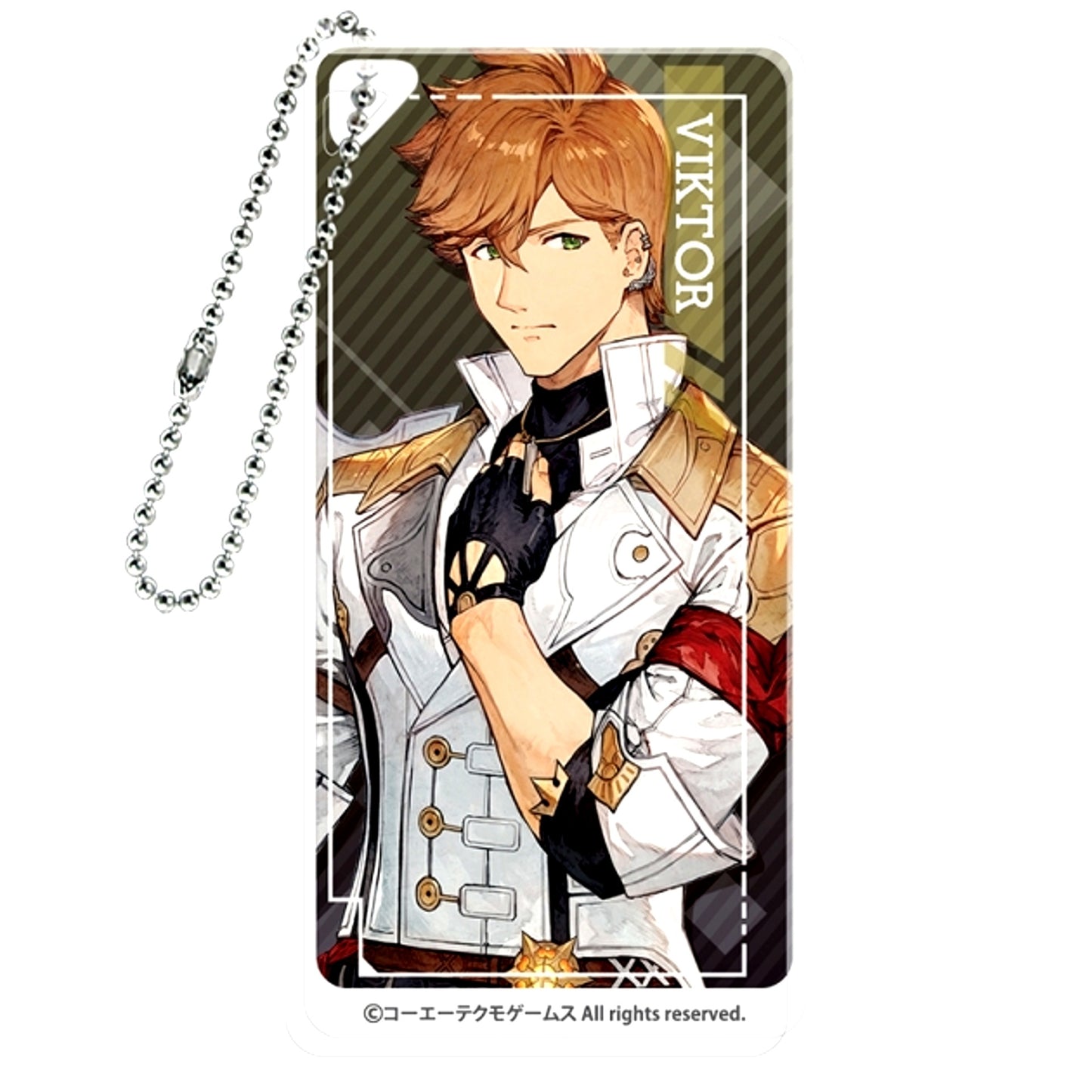 Atelier Yumia: The Alchemist of Memories & the Envisioned Land Domino-Style Keychain Viktor [NEW]