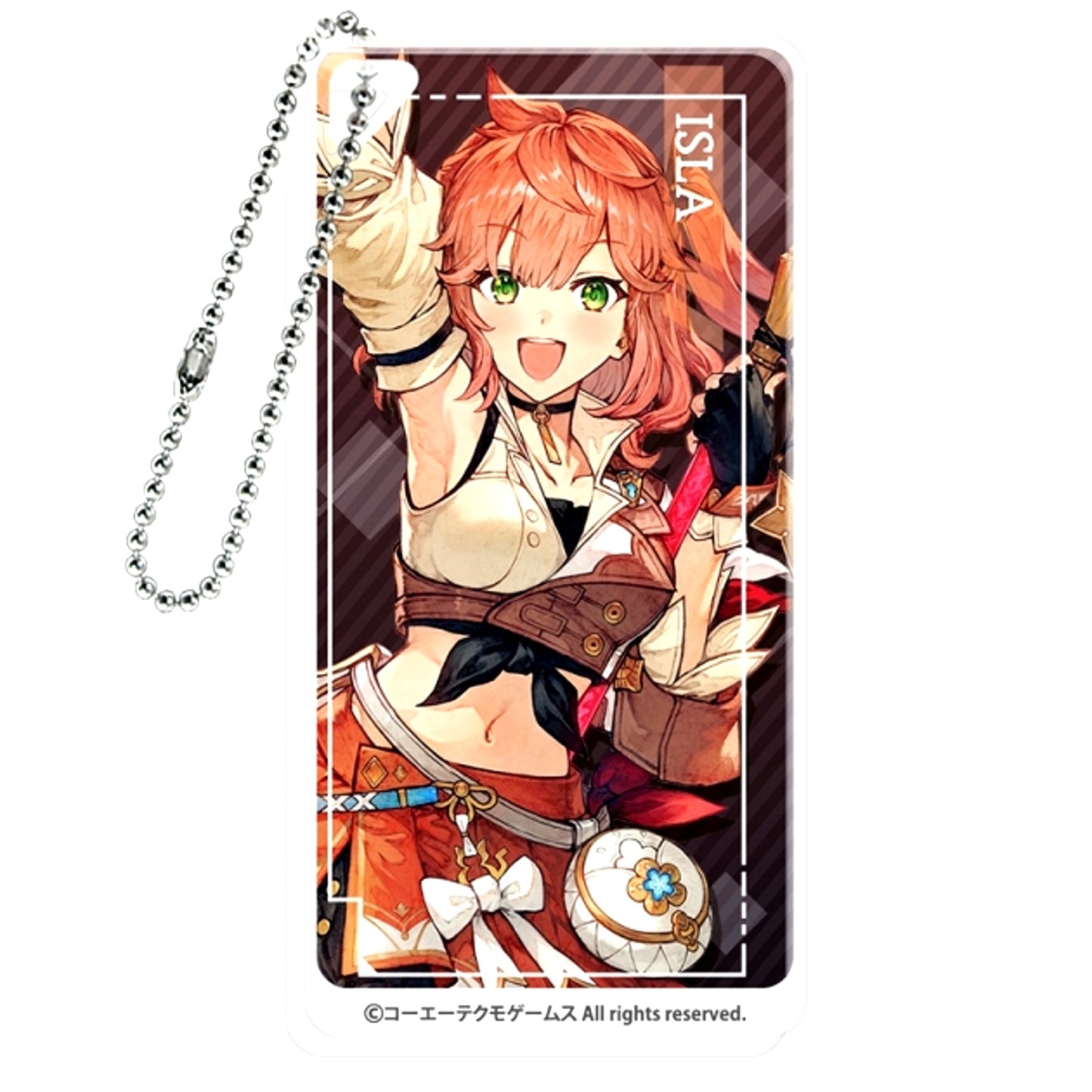 Atelier Yumia: The Alchemist of Memories & the Envisioned Land Domino-Style Keychain Isla [NEW]