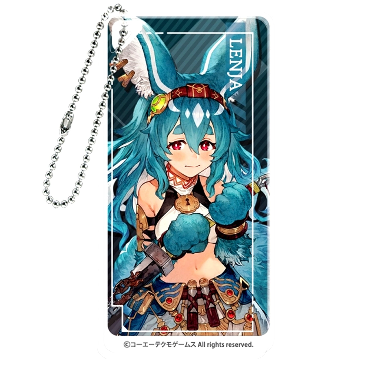 Atelier Yumia: The Alchemist of Memories & the Envisioned Land Domino-Style Keychain Reyna [NEW]