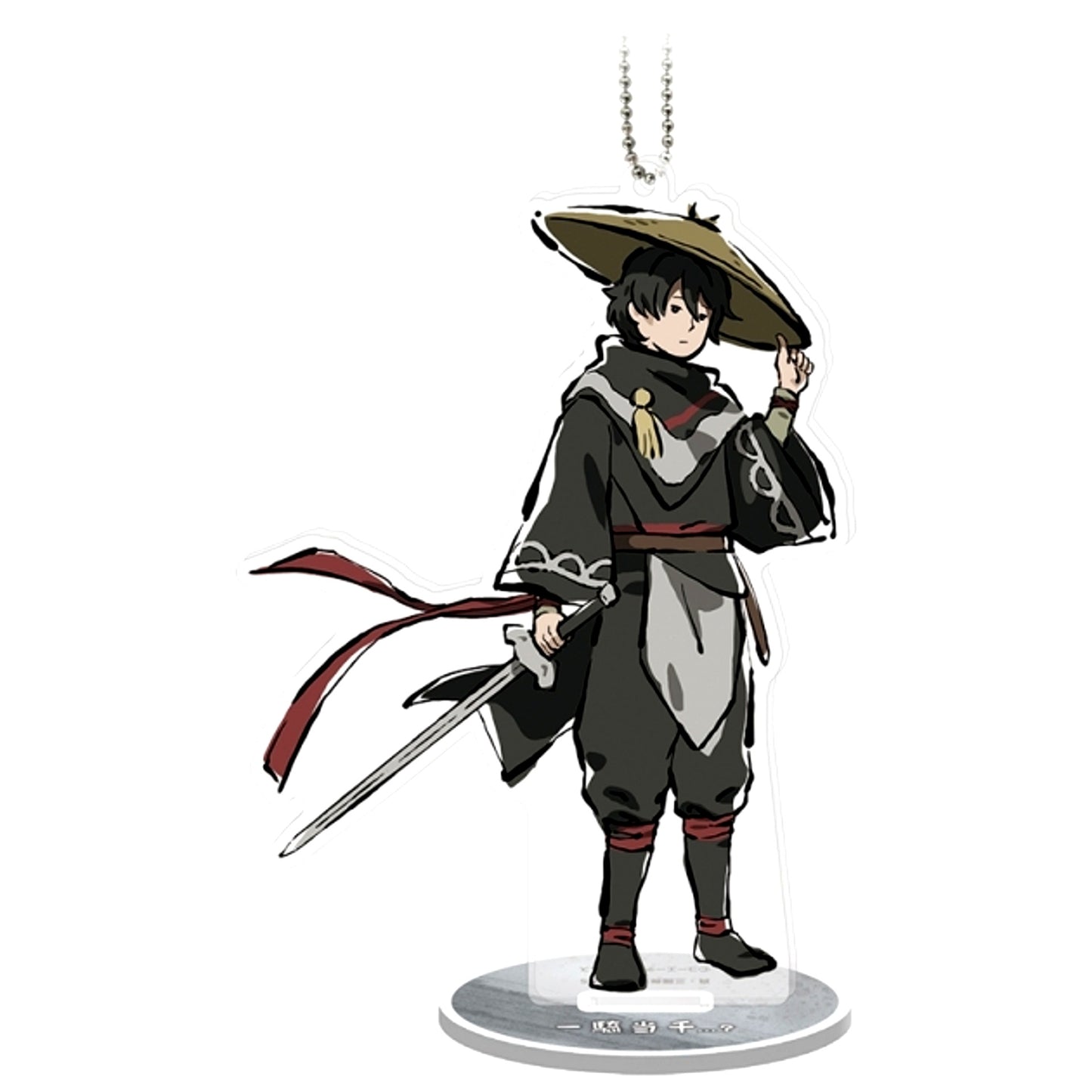 Dynasty Warriors: Origins Yurutto Acrylic Stand Keychain Protagonist Asuka Attire with Hat [NEW]
