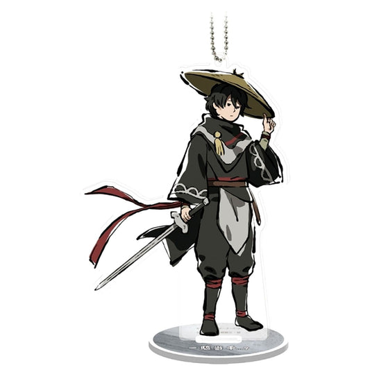 Dynasty Warriors: Origins Yurutto Acrylic Stand Keychain Protagonist Asuka Attire with Hat [NEW]