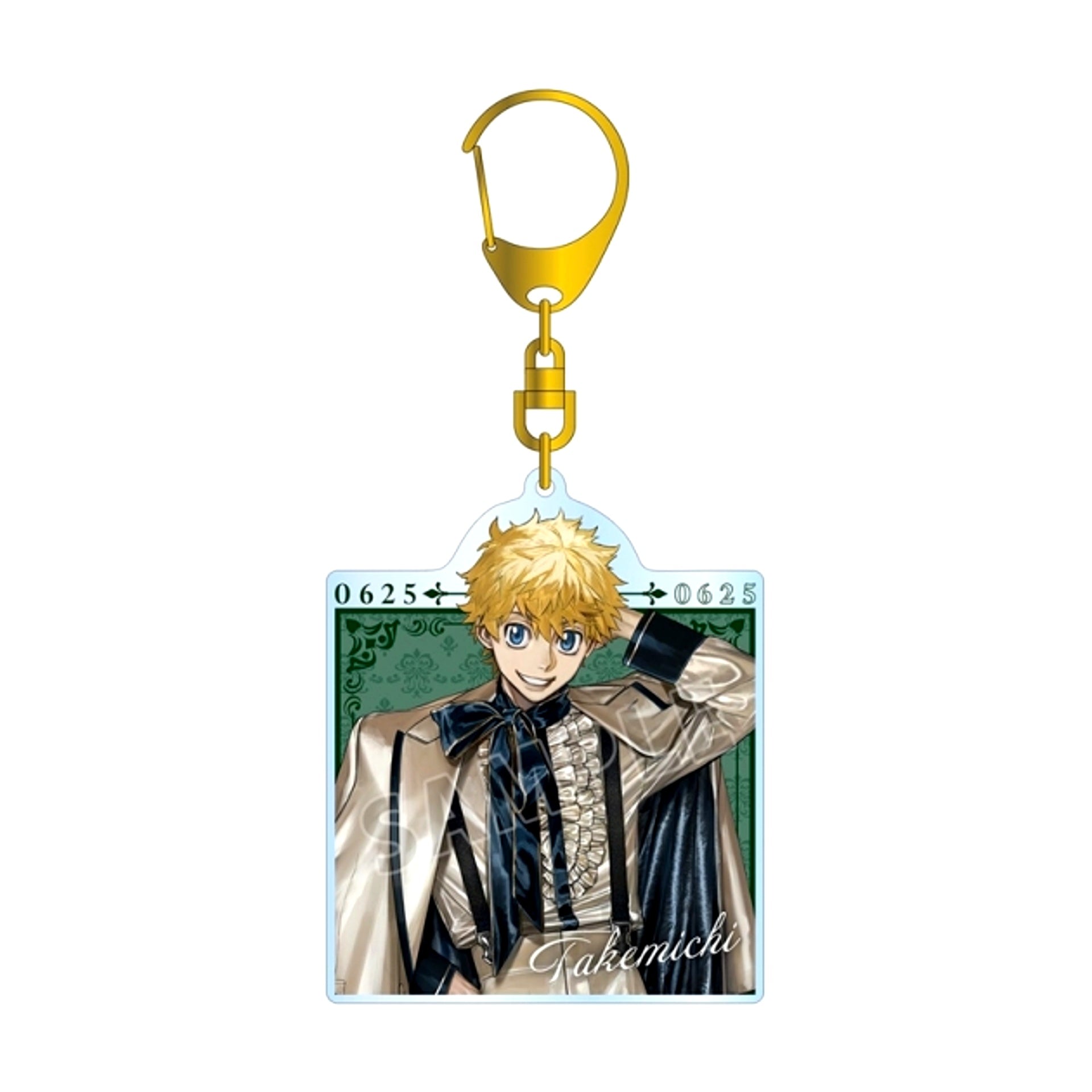TV Anime Tokyo Revengers Newly Drawn Art by AU Takemichi Hanagaki Suit ver. BIG Acrylic Keychain (Reissue) [NEW]