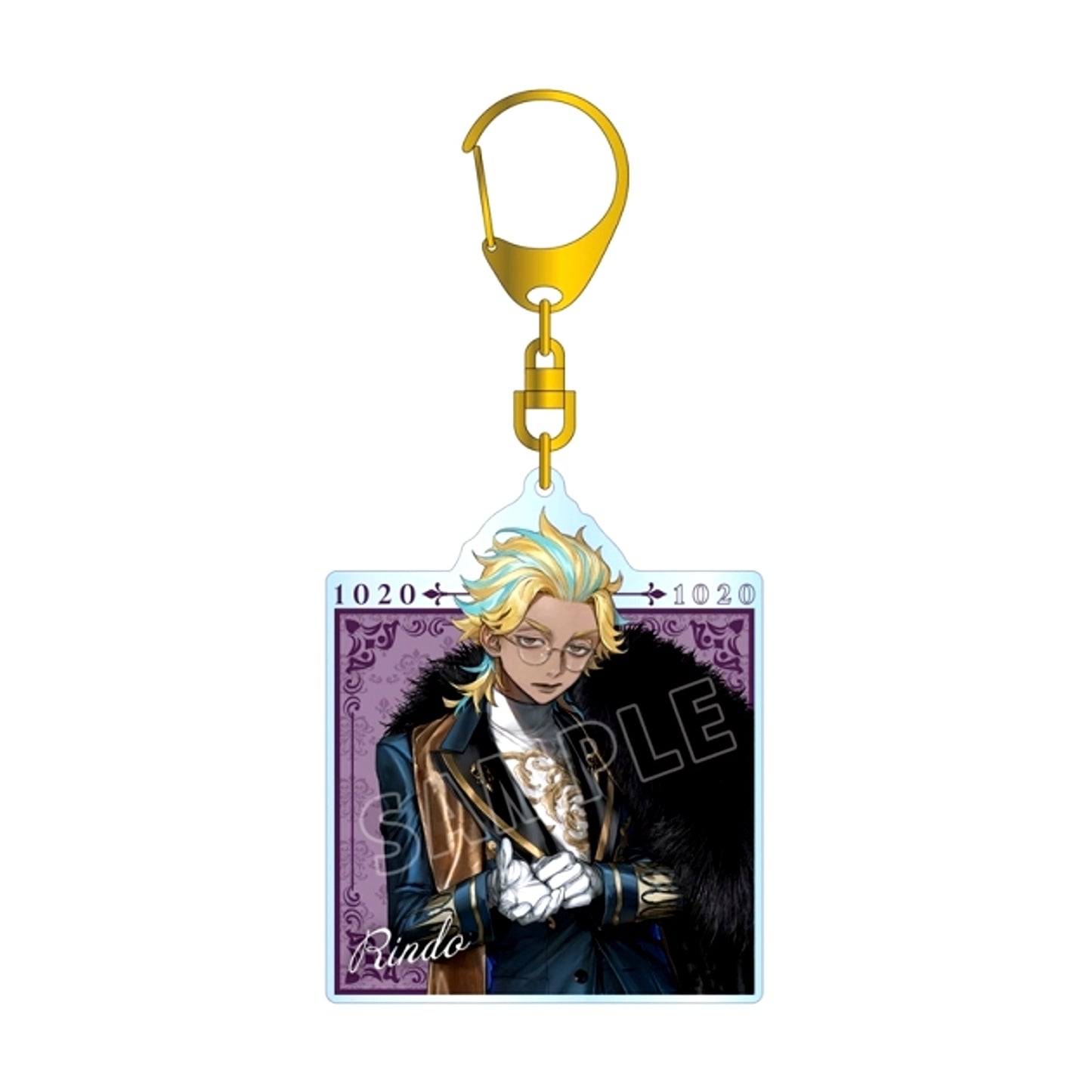TV Anime Tokyo Revengers Newly Drawn Art by AU Rindo Haitani Suit ver. BIG Acrylic Keychain (Reissue) [NEW]