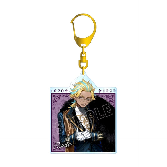 TV Anime Tokyo Revengers Newly Drawn Art by AU Rindo Haitani Suit ver. BIG Acrylic Keychain (Reissue) [NEW]