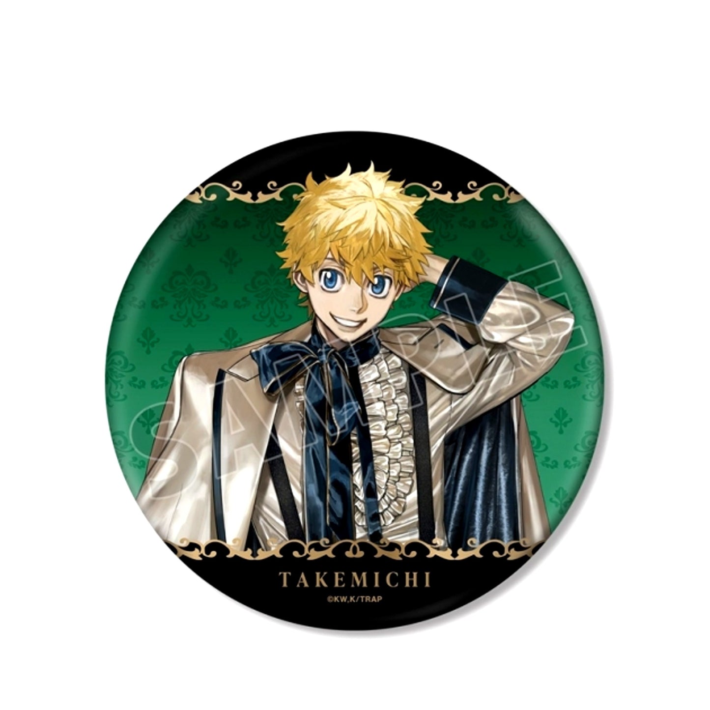 TV Anime Tokyo Revengers Newly Drawn Art by AU Takemichi Hanagaki Suit ver. BIG Can Badge (Reissue) [NEW]