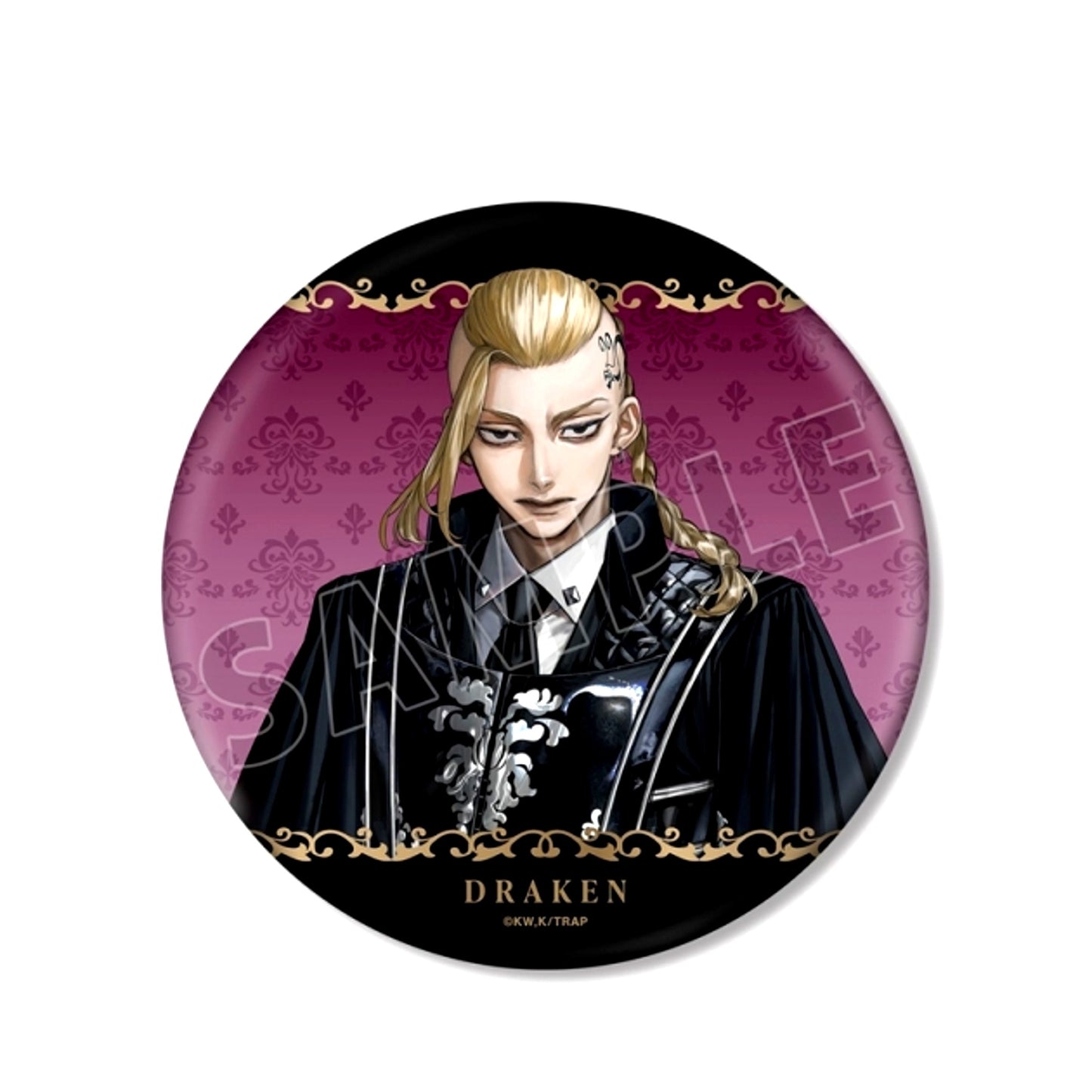 TV Anime Tokyo Revengers Newly Drawn Art by AU Ken Ryuguji Suit ver. BIG Can Badge (Reissue) [NEW]