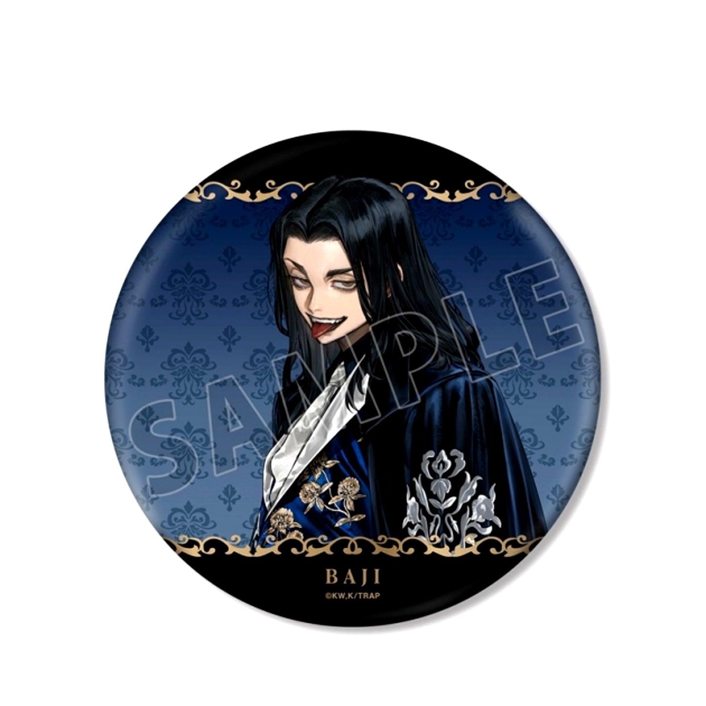 TV Anime Tokyo Revengers Newly Drawn Art by AU Keisuke Baji Suit ver. BIG Can Badge (Reissue) [NEW]