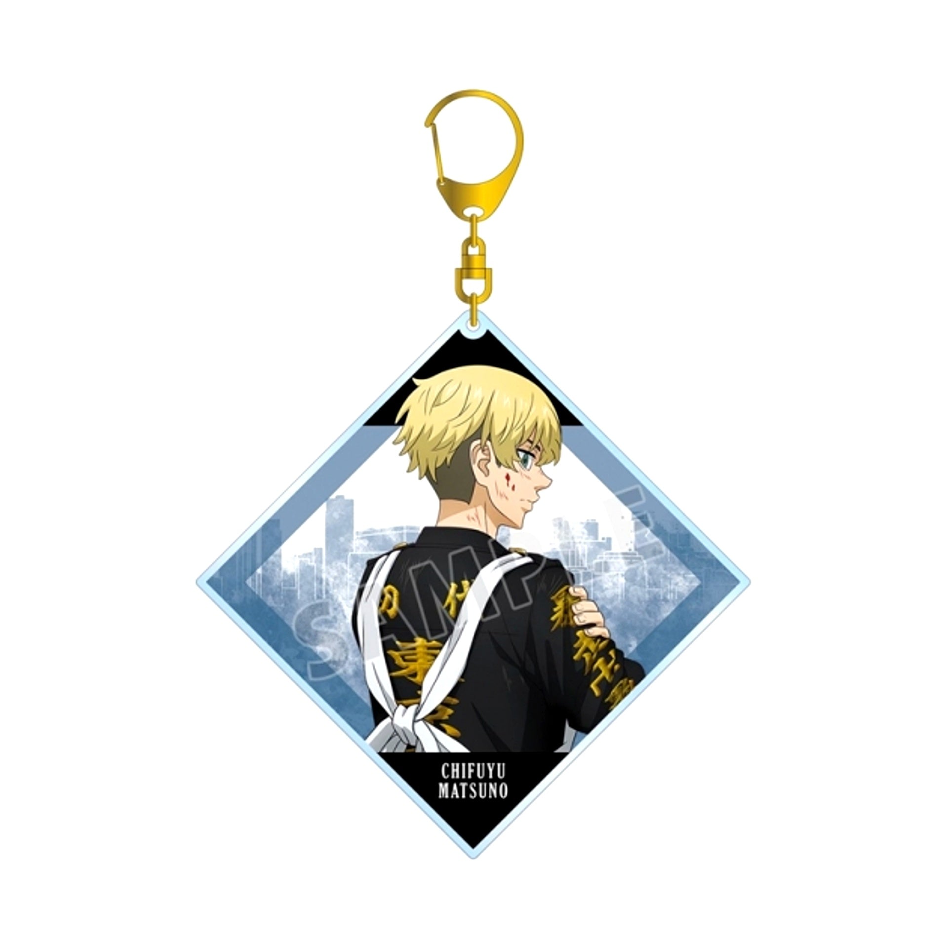 TV Anime Tokyo Revengers Newly Drawn Illustration Chifuyu Matsuno Fighting Back View ver. BIG Acrylic Keychain (Reissue) [NEW]